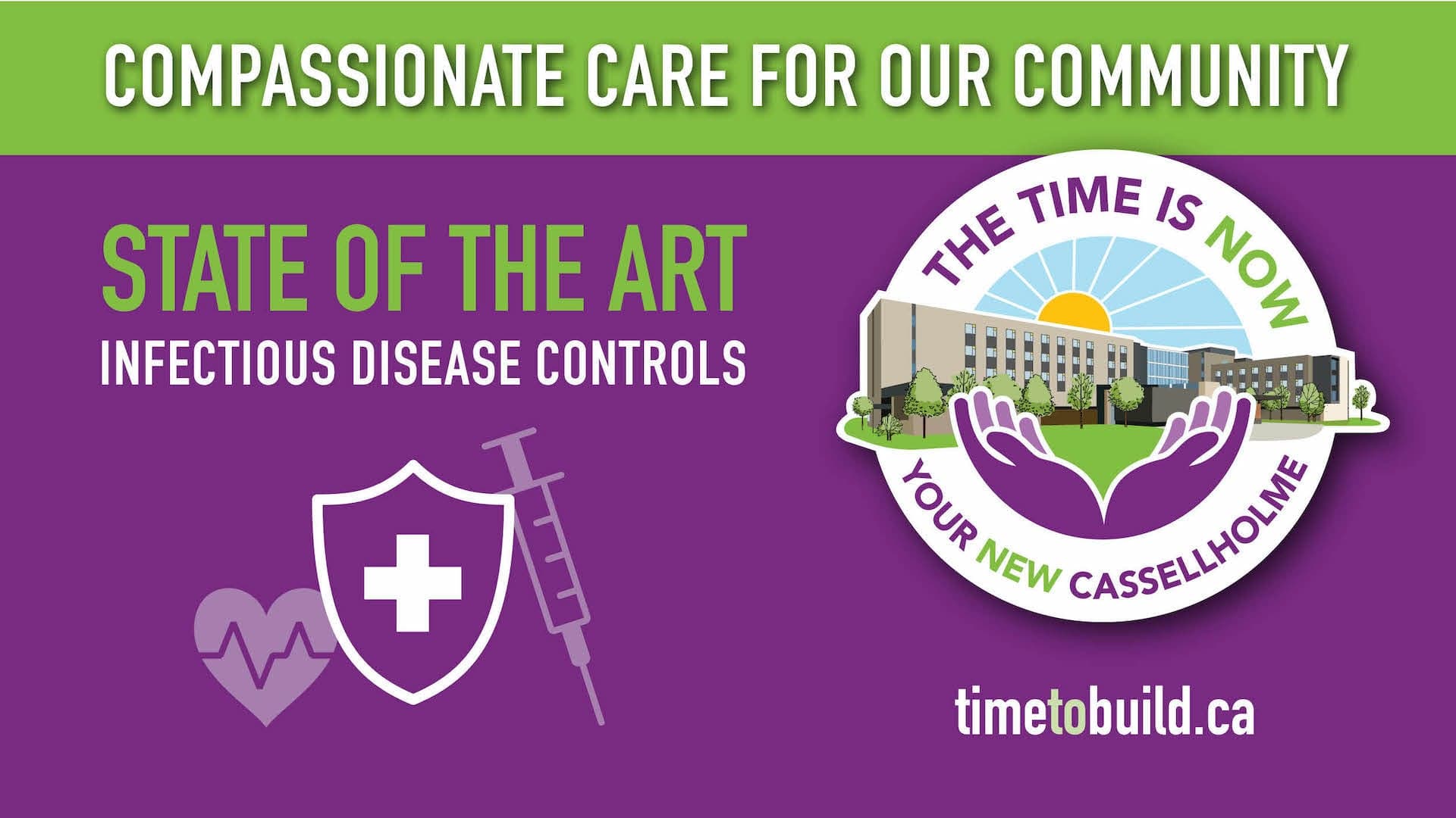 Cassellholme — State of the art infectious disease control infographic